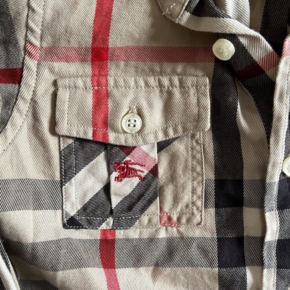 Burberry Classic Plaid Button Down Shirt - Picture 2 of 6